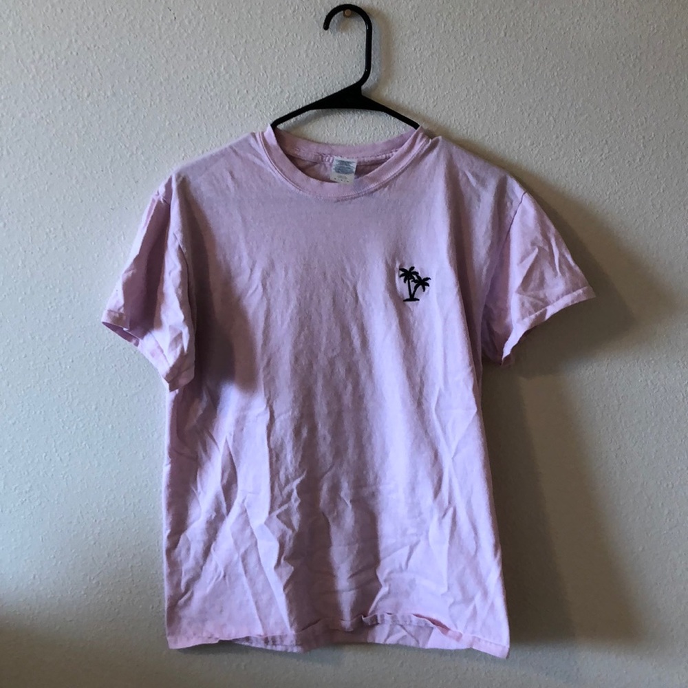 Pink Palm tree t-shirt
